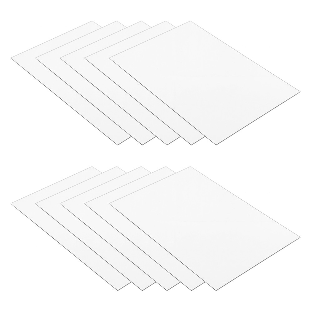 10 Pcs Self-adhesive Reflector Mirror Decorative Sticker Wall Decals