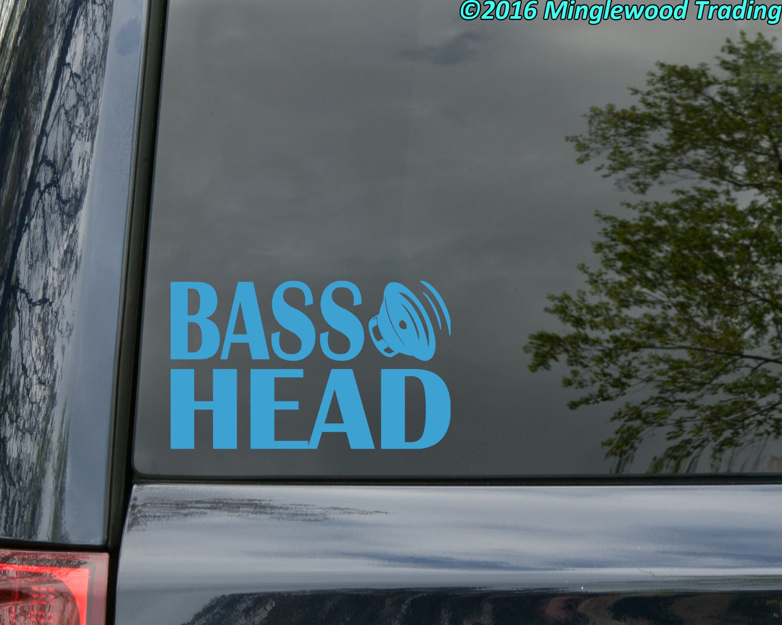 BASS HEAD -V3- Vinyl Decal Sticker – EDM Music Speaker Basshead Headbang