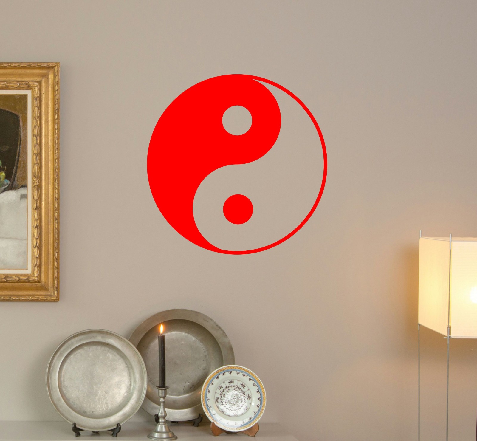 Yin Yang Decal Car & Wall Art Decor Ying Yang Sticker Home Window Tumbler Bumper
