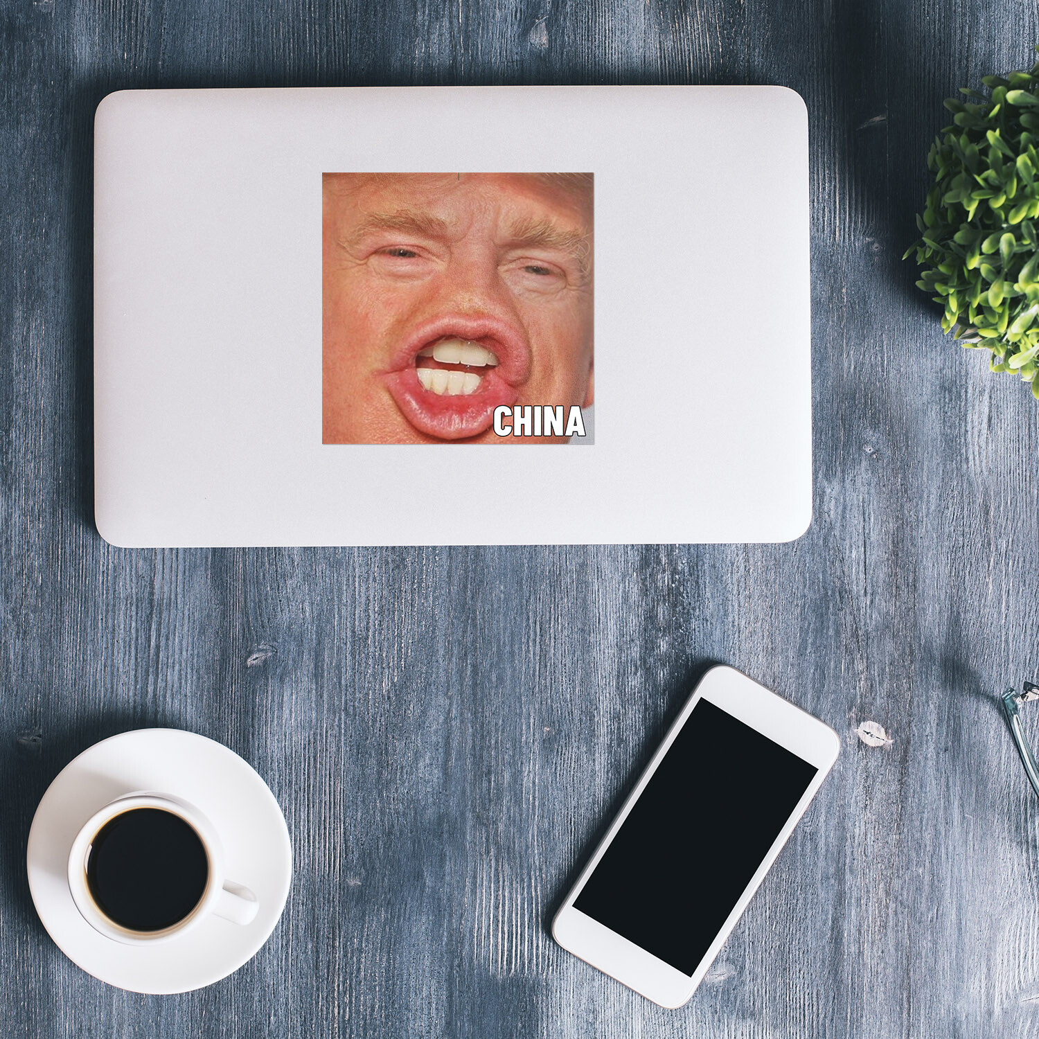 Generic Donald Trump China Meme Car Bumper Vinyl Sticker Decal