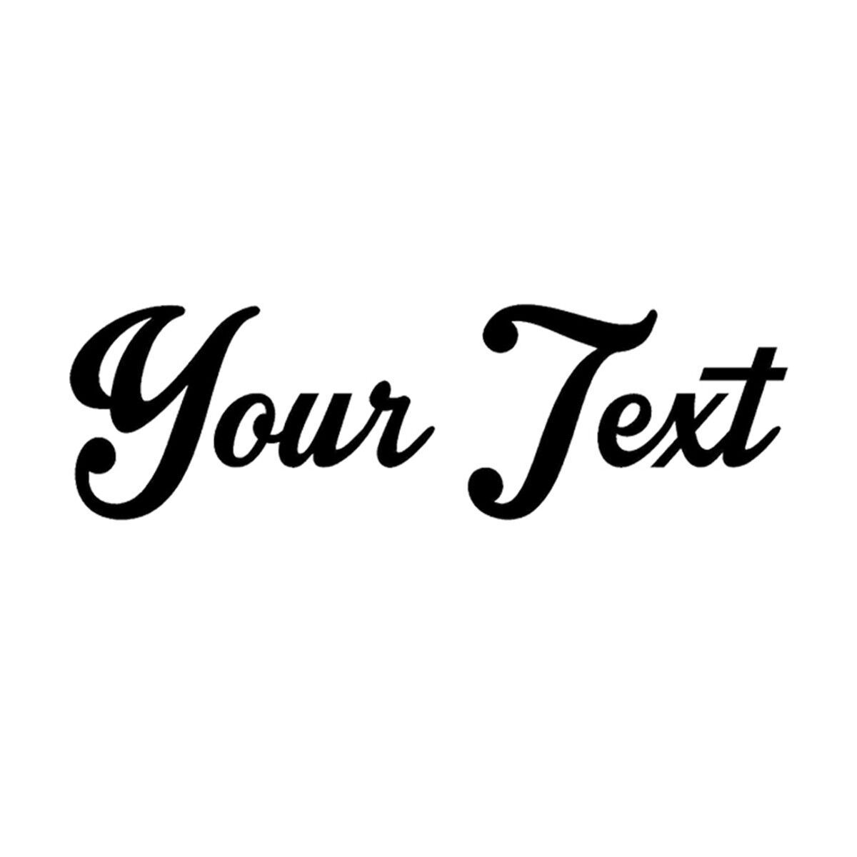 2pcs Multicolor Your Text Custom Personalized Lettering Vinyl Car Stickers Decal