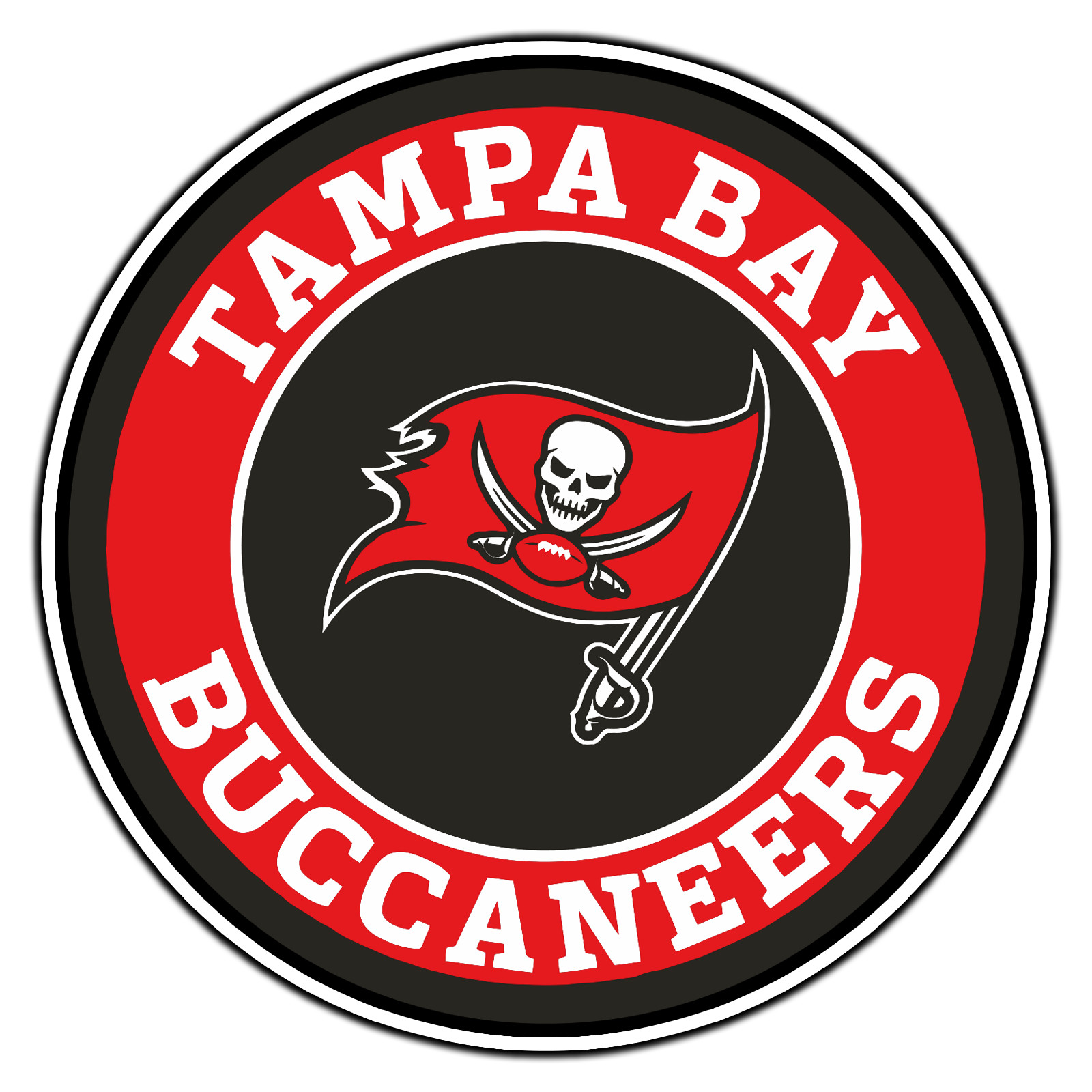 Tampa Bay Buccaneers Logo #10 Football Sticker Waterproof Vinyl Decal DieCut Car