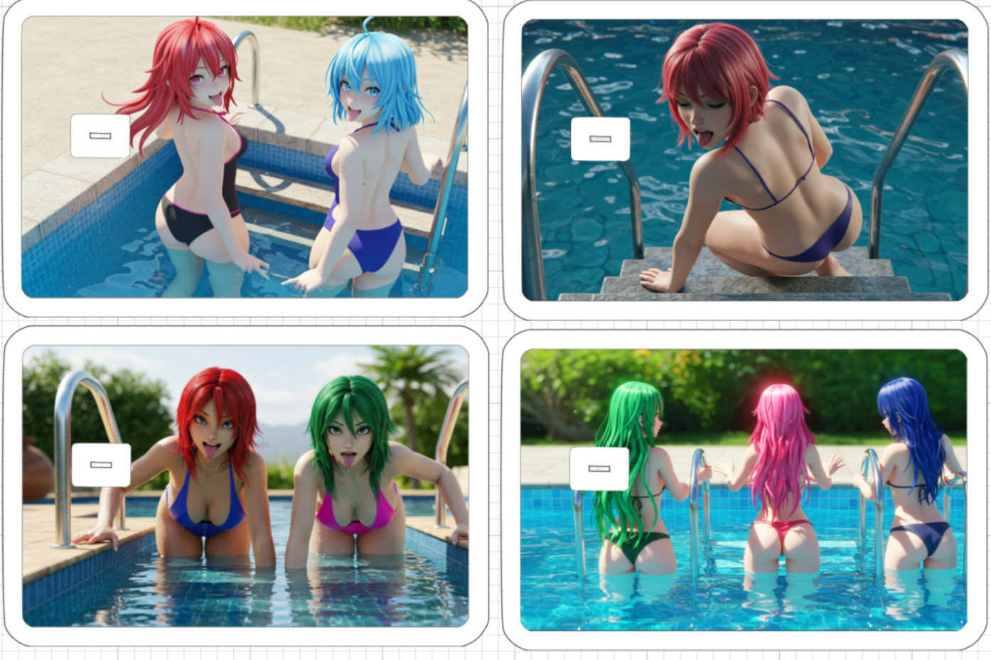 Sexy Anime Girl Credit Debit ATM Card Skin Sticker Hot Ecchi Ahegao Manga USA