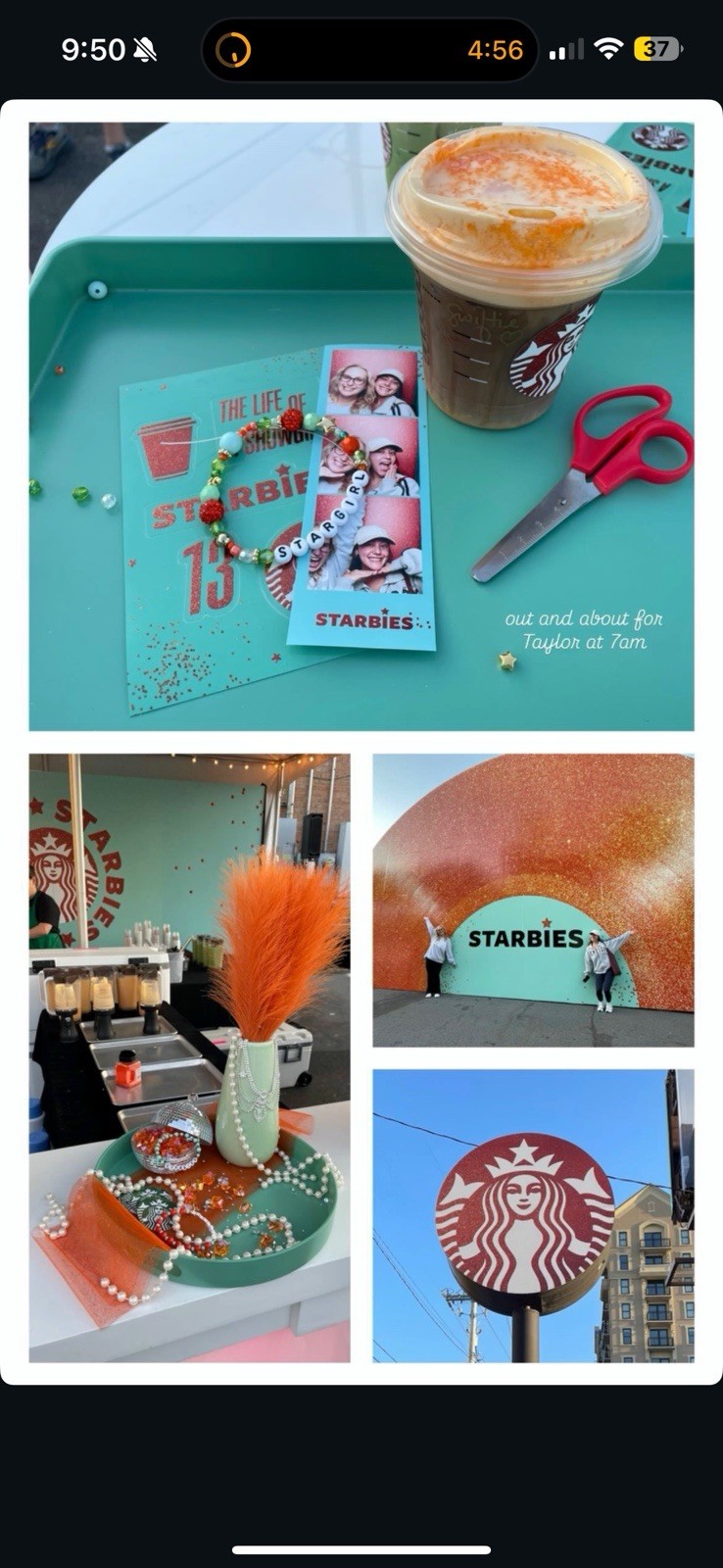 Taylor Swift Life Of A Showgirl Starbucks Stickers