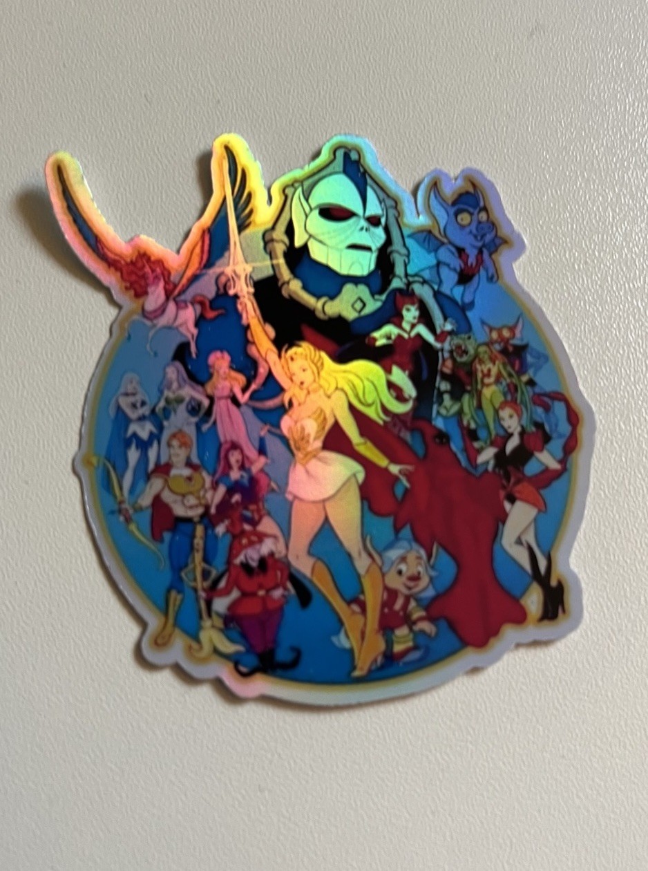 She-Ra 3 Inch Waterproof Holographic Vinyl Sticker