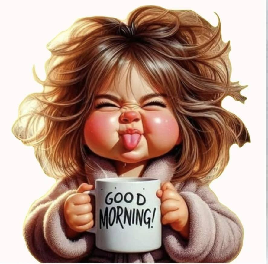 Good Morning Sticker Decal Laptop Wall Mirror Cup Tumblr Locker Bin