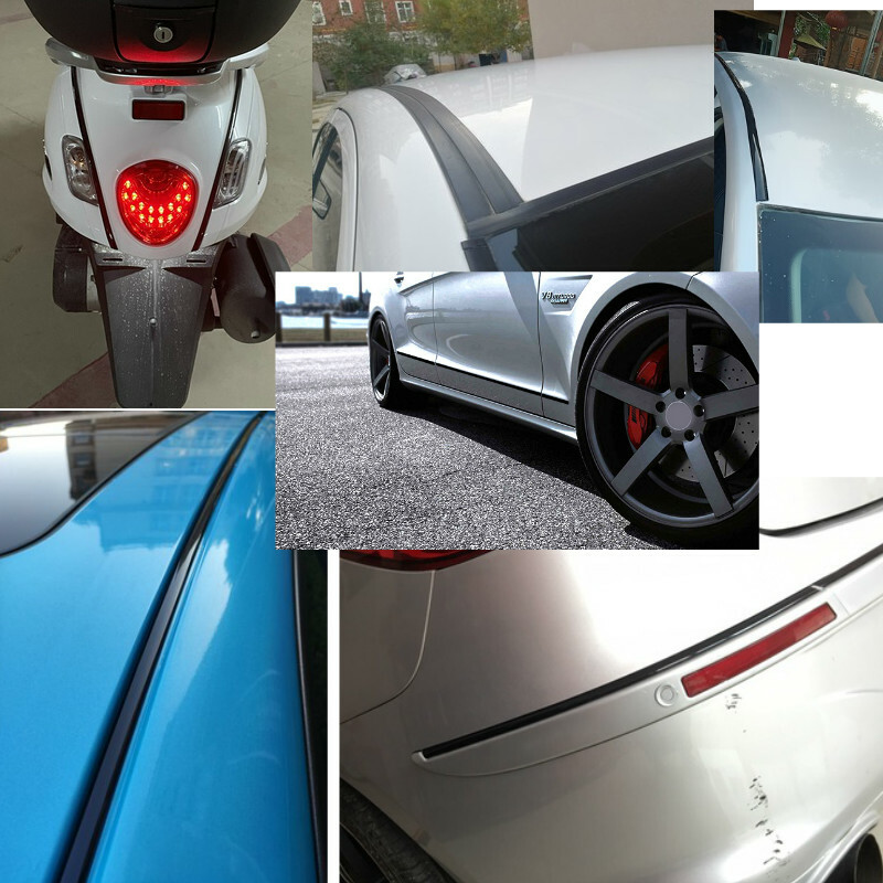Car-Styling Car Moulding Trim Strip PVC DIY Door Edge Scratch Protector 3 Meter