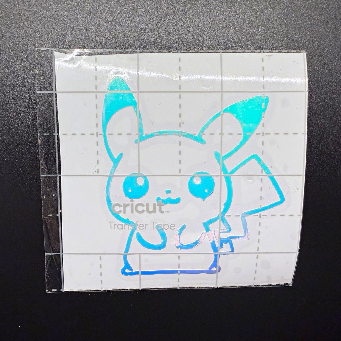 Glow in the Dark Pikachu Pokémon Vinyl Decal Sticker Blue/Green 3in Wall/Car