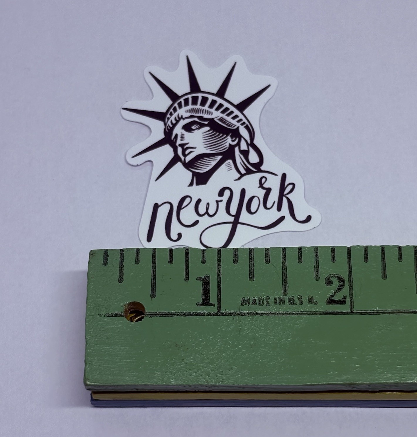 New York Liberty Statue Head Sticker USA Art Decal Vinyl Country Souvenir Tc9