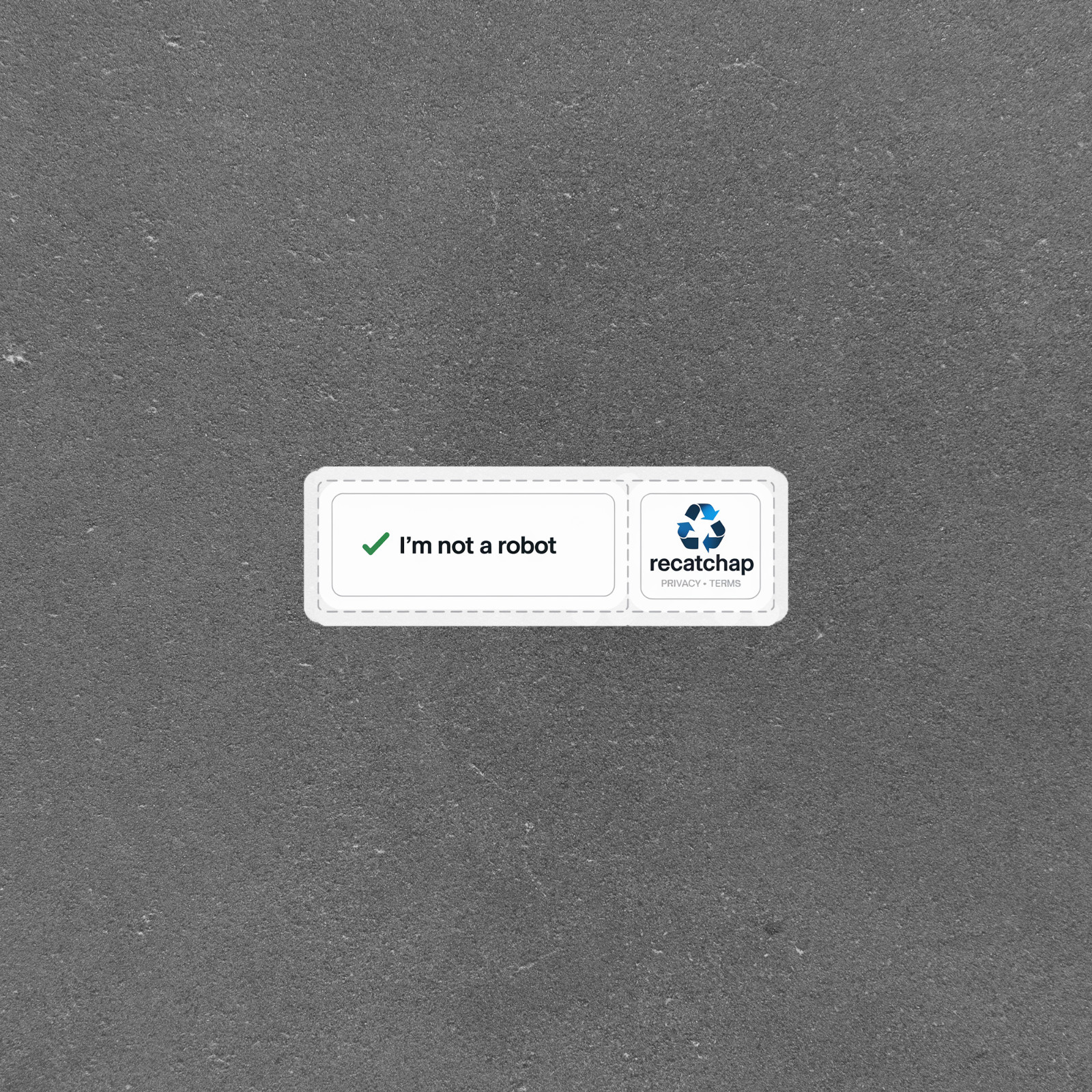 I'm Not a Robot reCAPTCHA Funny Privacy Sticker Decal #6040