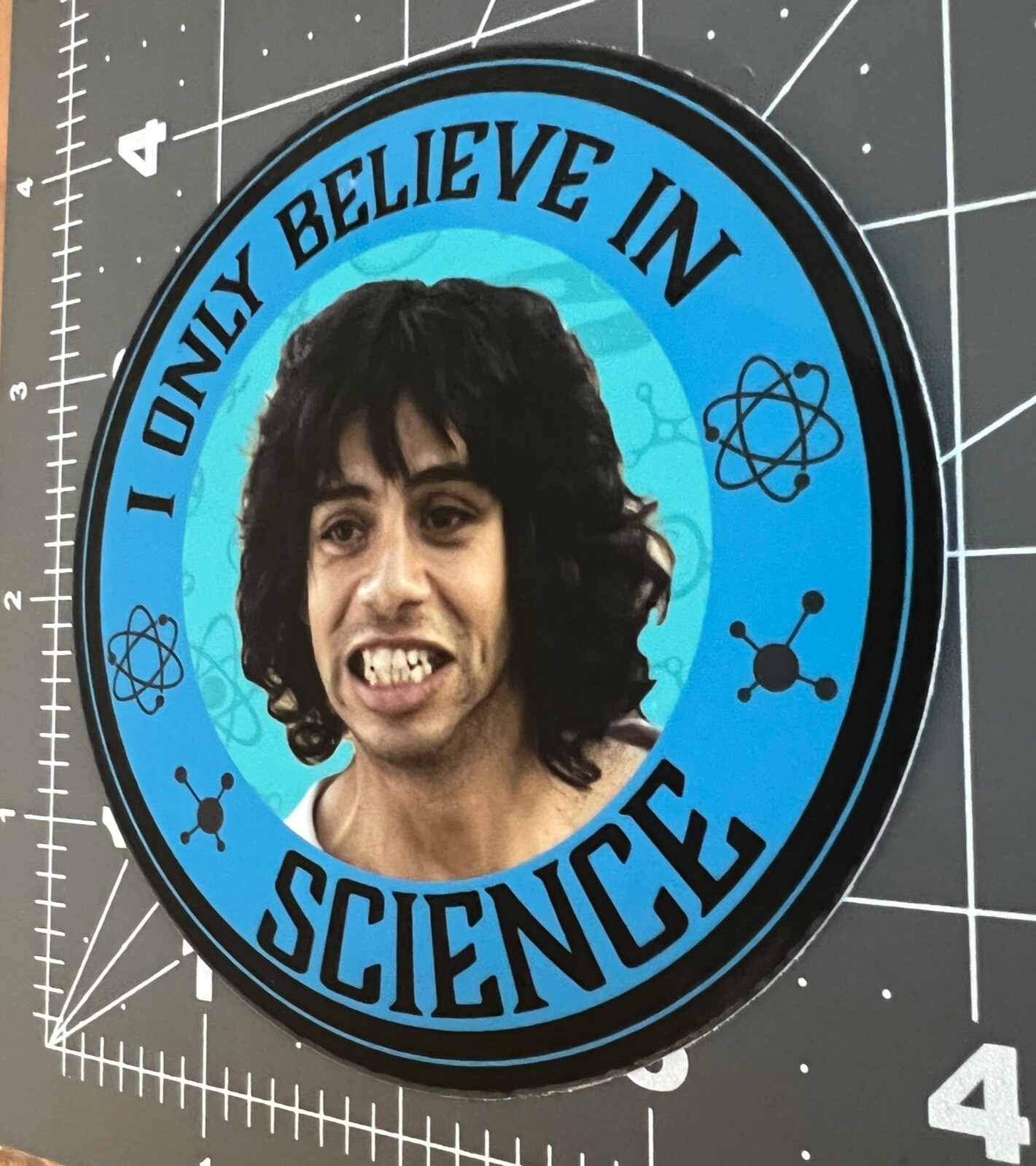 Nacho Libre | Eskeleto | I only believe in science | Vinyl Sticker Decal