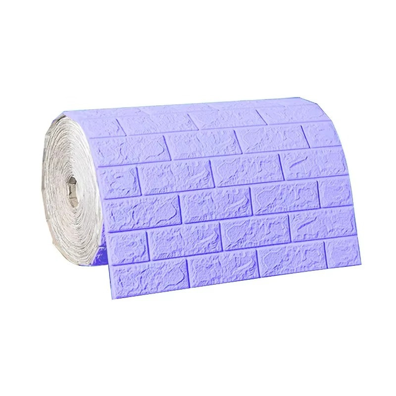 3D Self-Adhesive Brick Wallpaper – Waterproof Wall Sticker for Home Decor