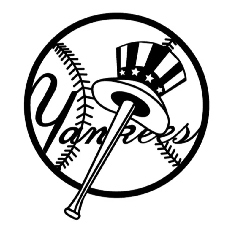 Vinyl Decal Car Truck Sticker Wall Baseball MLB – New York Yankees Logo v4