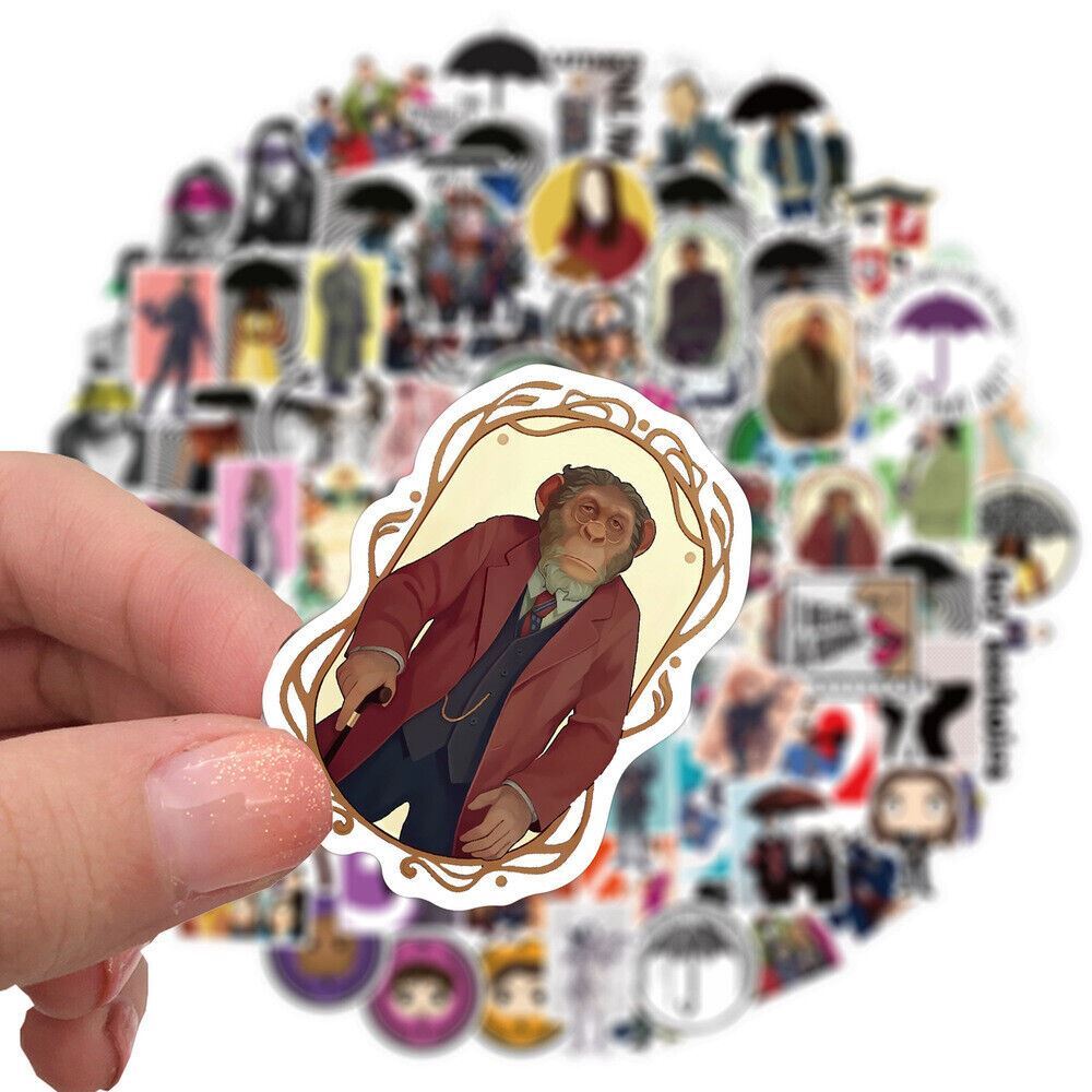 UMBRELLA ACADEMY Stickers [C] #1 2 3 4 5 6 POGO The TV Show ~ VINYL Waterproof