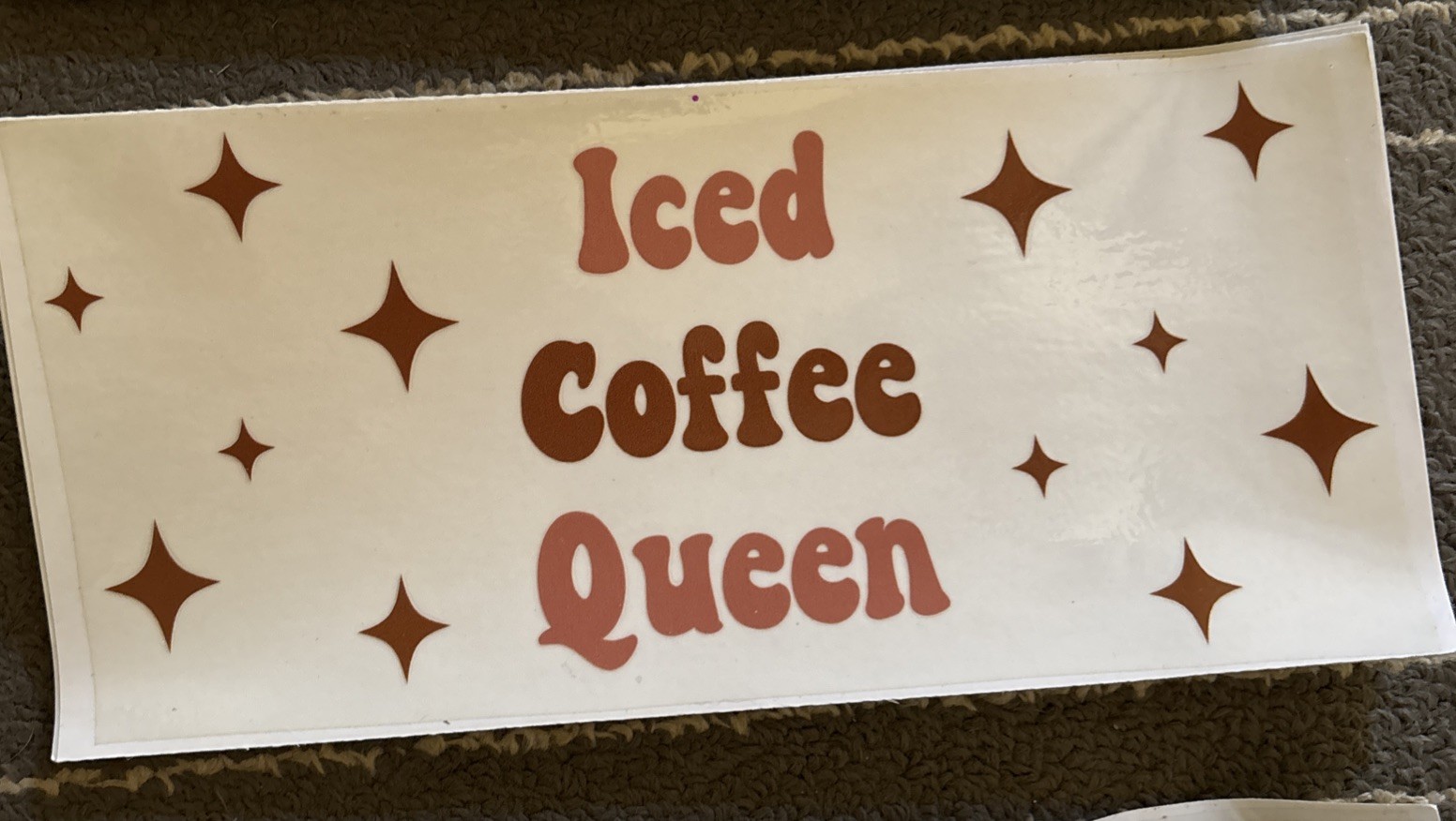 8 mixed UV DTF 16 oz cup wraps- Coffee Themed