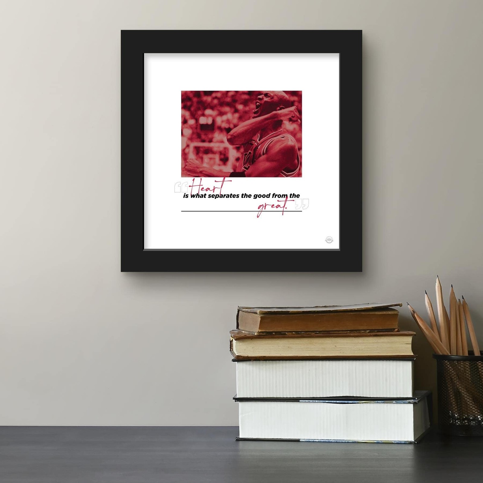 Trends International Gallery Pops Michael Jordan – Quote Heart Wall Art Wall …