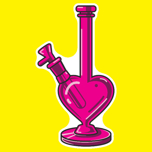 Canna Be My Valentine Sticker Stoner Vinyl Decal UV Safe Weatherproof 420 Art