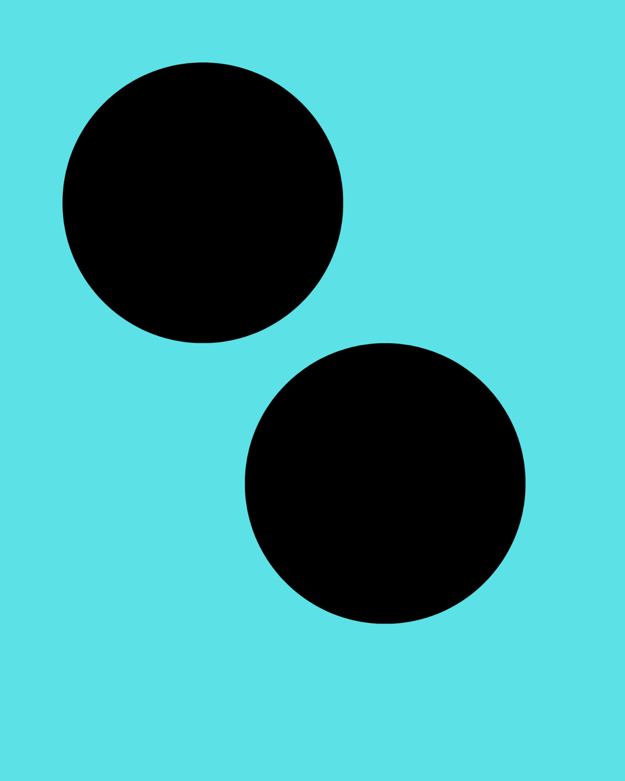Solid Circle Vinyl Decal Set -Glossy Die-Cut Rounds Variations Available