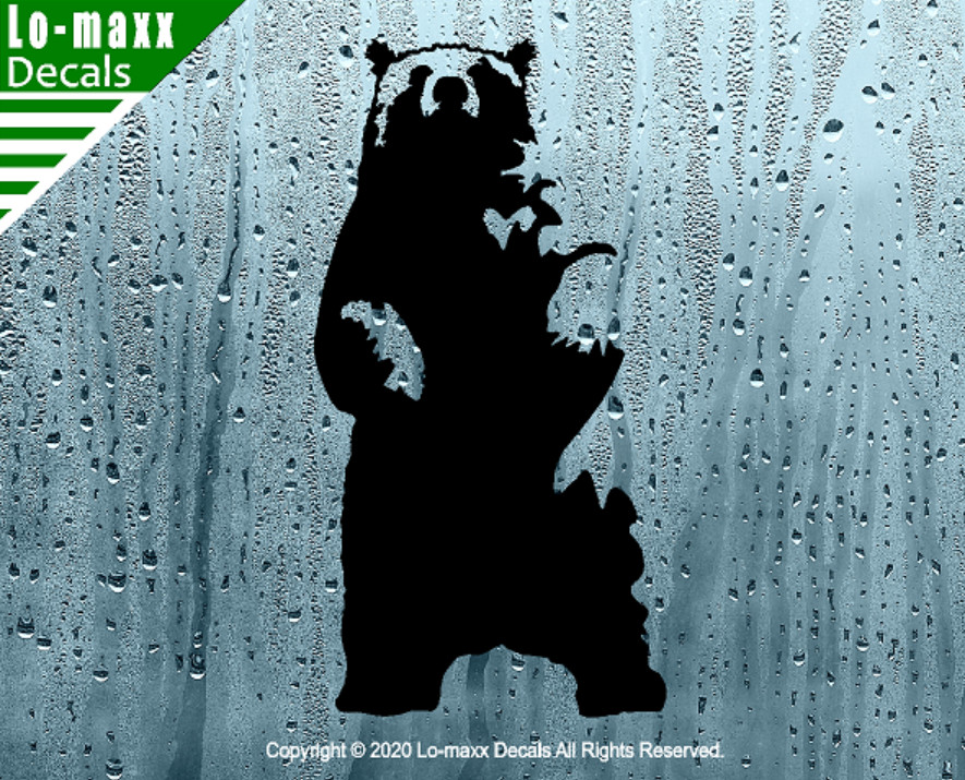 Bear Art Truck Car RVs SUV Trailer Boat Gun Case Hunting Die Cut Vinyl Decal