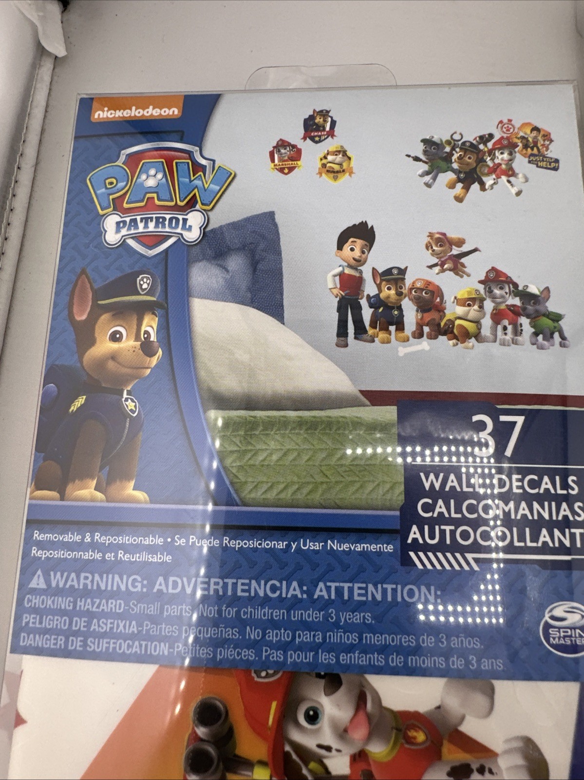 2 Packs New & Sealed Paw Patrol Wall Decals 37 2015 & 6 2014 Peel And Stick