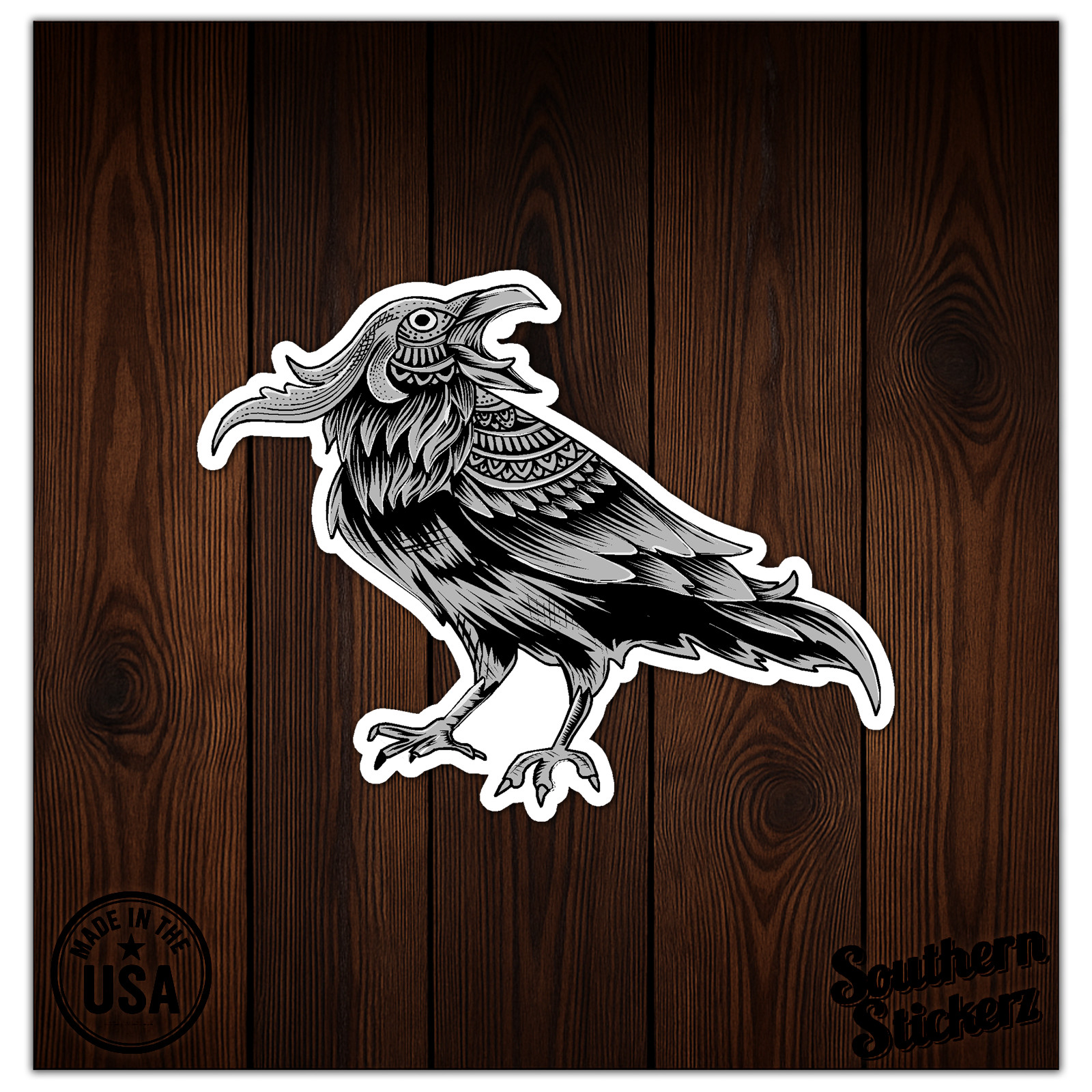 Crow Raven Jackdaw – Vinyl Decal Sticker – Car Window Laptop – ebn7579