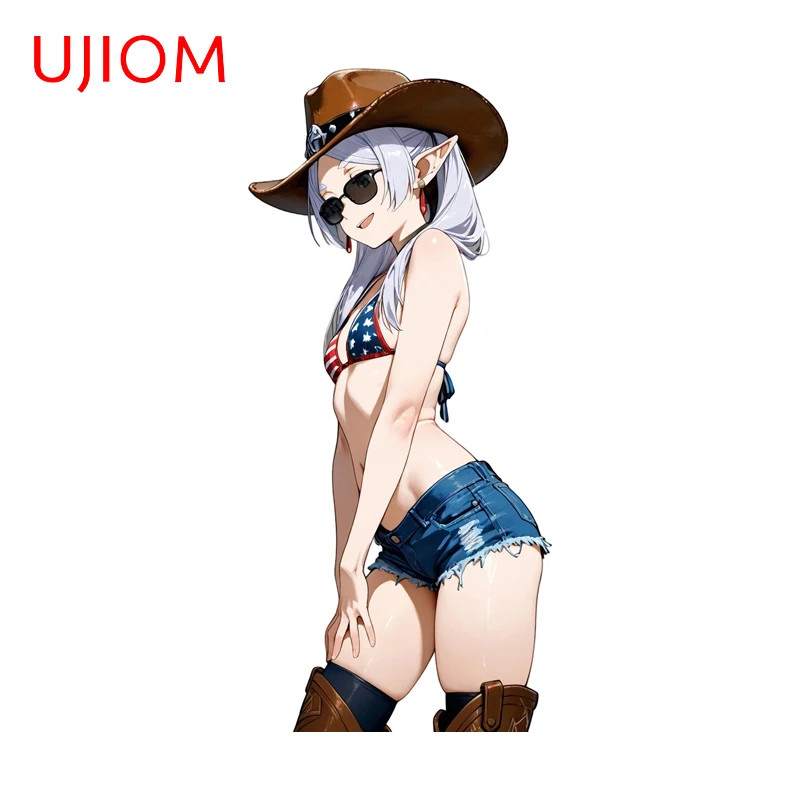 UJIOM Western Cowgirl Frieren Bikini Wall Sticker Delicate Fashionable Popular
