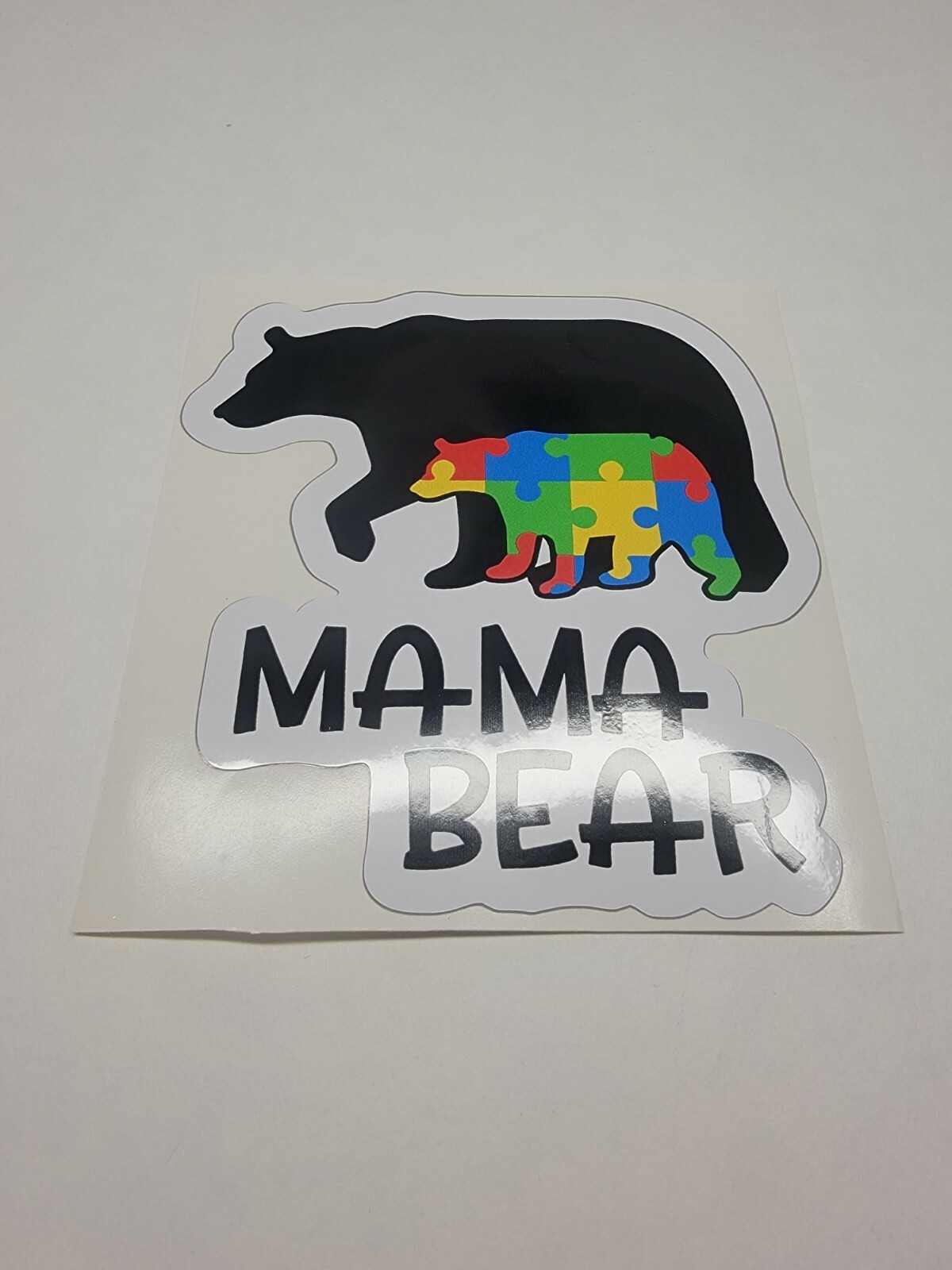 Autism Awareness Sticker Smart Autism Mama Bear Vinyl Decal 5.5in FREE Shipping