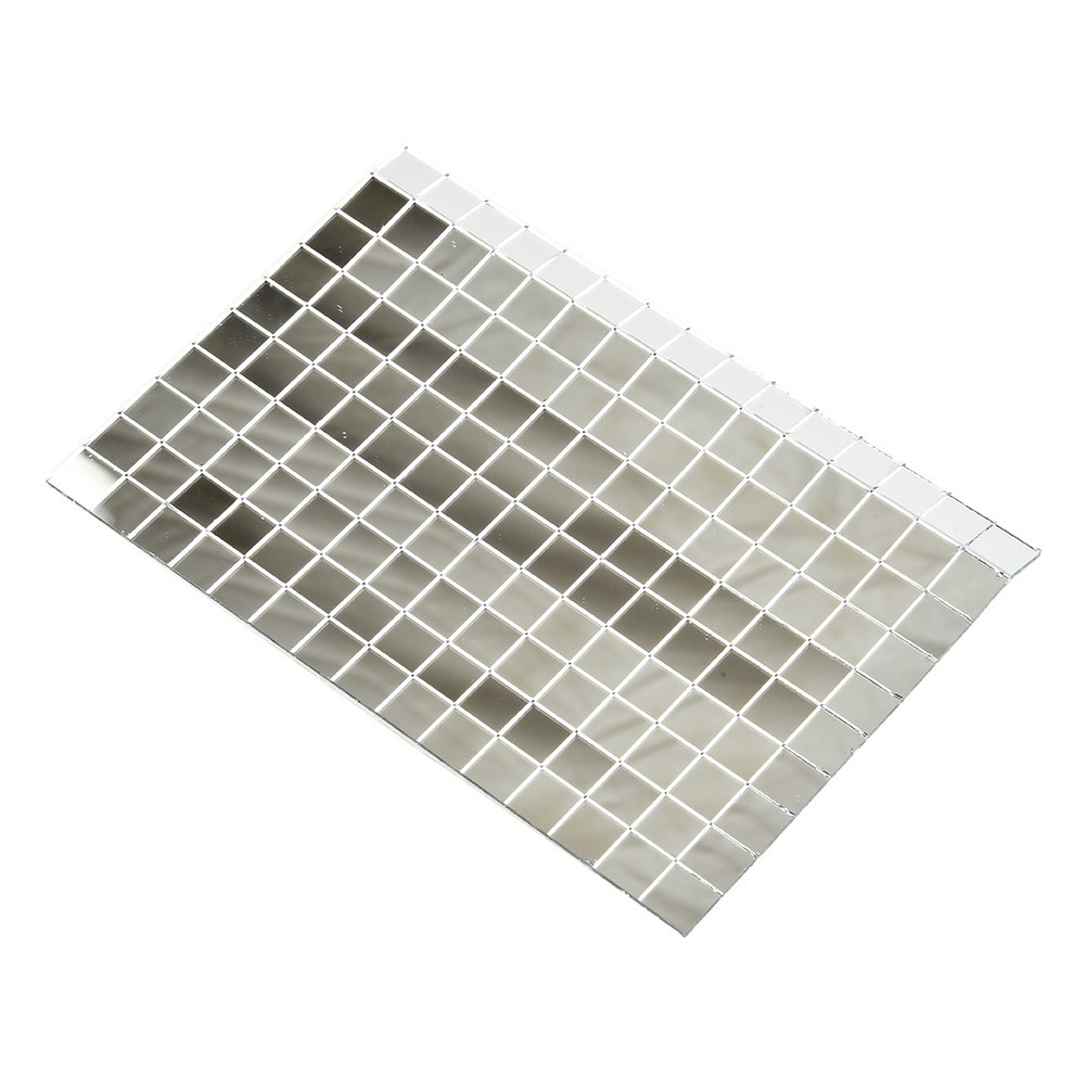 Sophisticated Silver Mosaic Tiles Pack Perfect for Creative Interior Projects