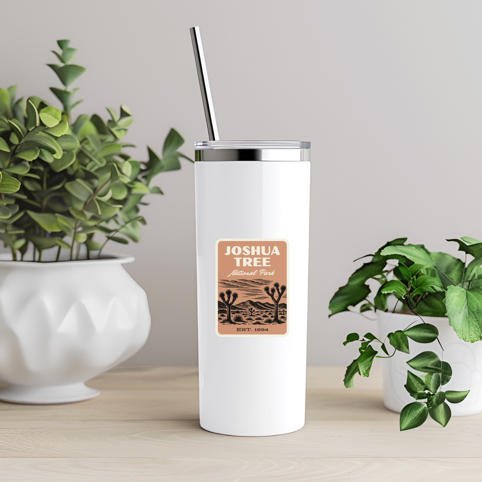 Joshua Tree National Park Sticker – Retro 1960s Style Decal