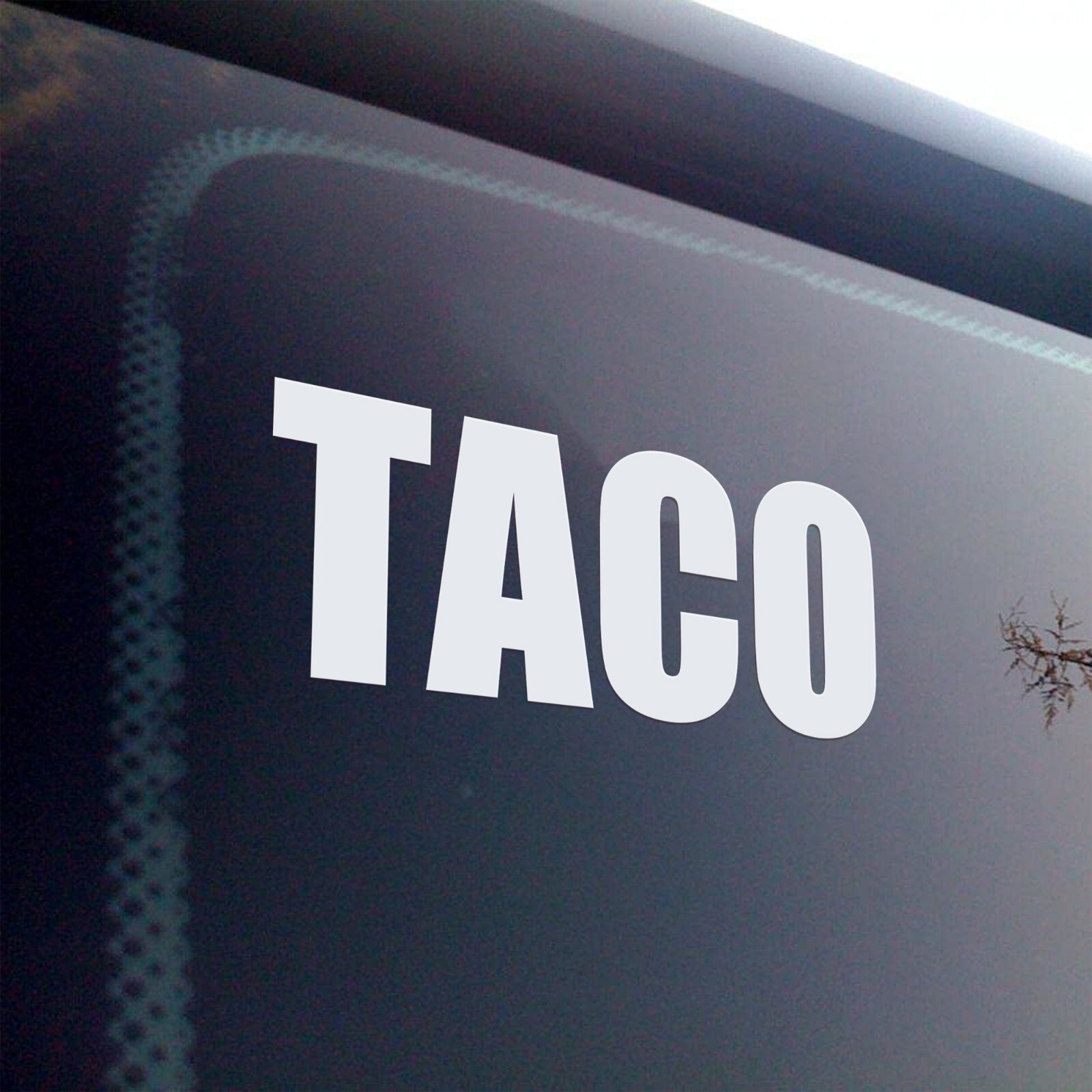 TACO Always Chickens Out Vinyl Decal V3 – Satirical Political Sticker Funny Meme