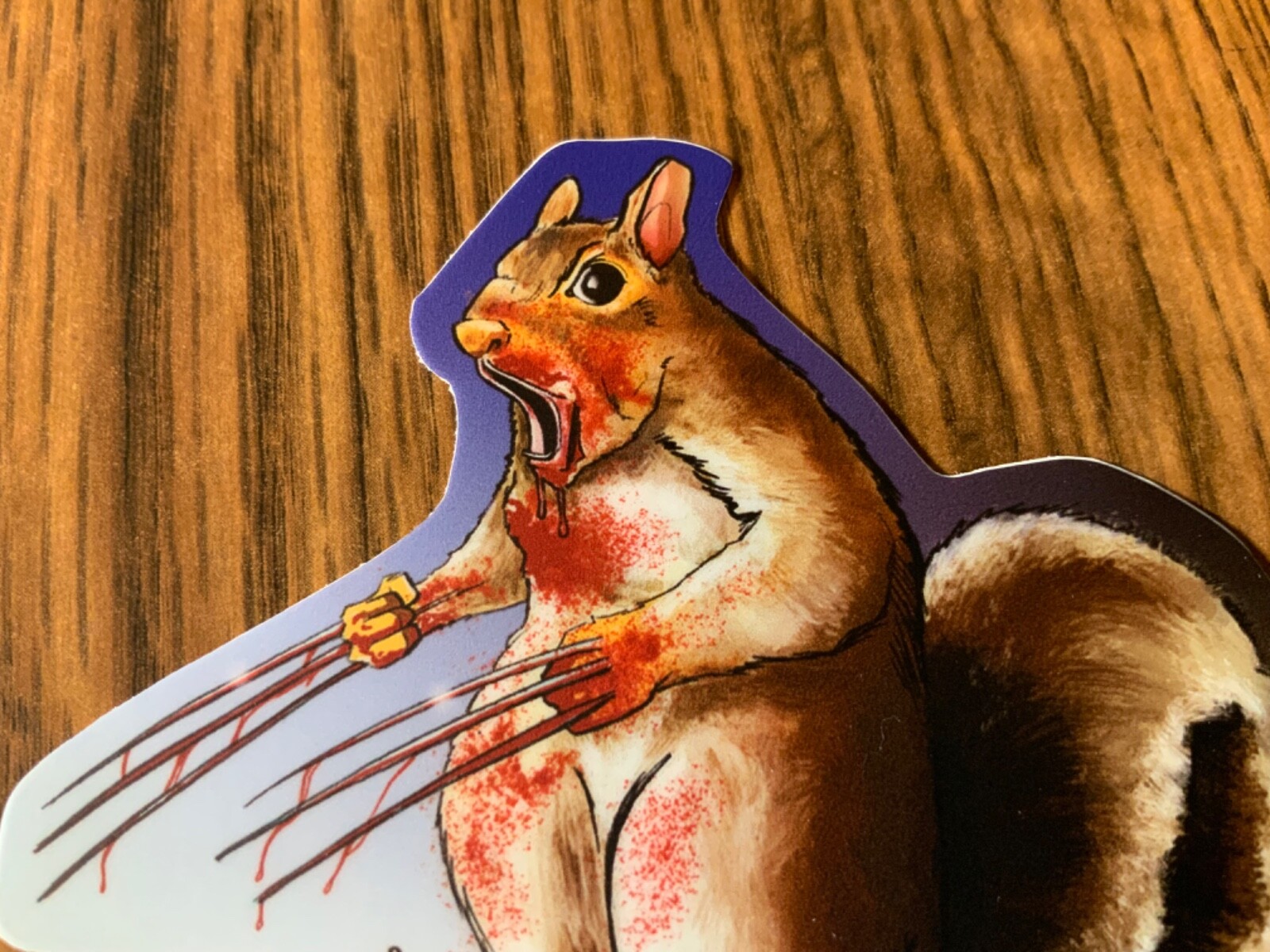 Wolverine Squirrel Vinyl Sticker 3” Artist Johnny Larson X23 Weapon X Marvel MCU