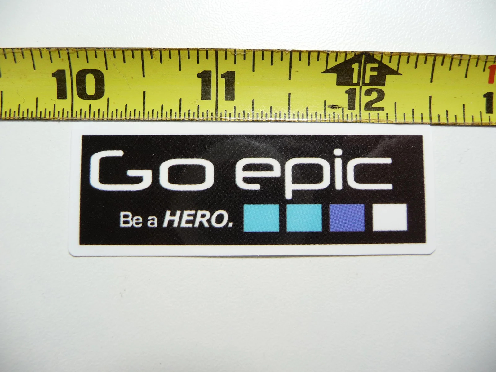 BE A HERO EPIC SMALL STICKER DECAL FITNESS EXERCISE WEIGHTLIFTING FUNNY