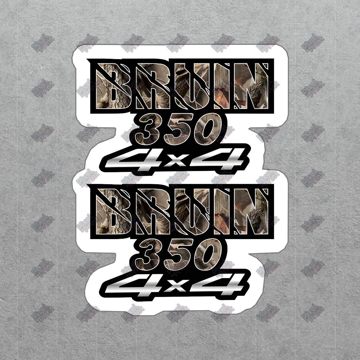 BRUIN 350 4×4 Vinyl Sticker Off Road Vehicle Decal Durable Outdoor #659779
