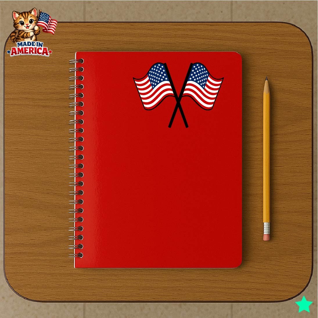 USA Flags Decal Sticker United States Flag Stars Stripes Red White Blue American