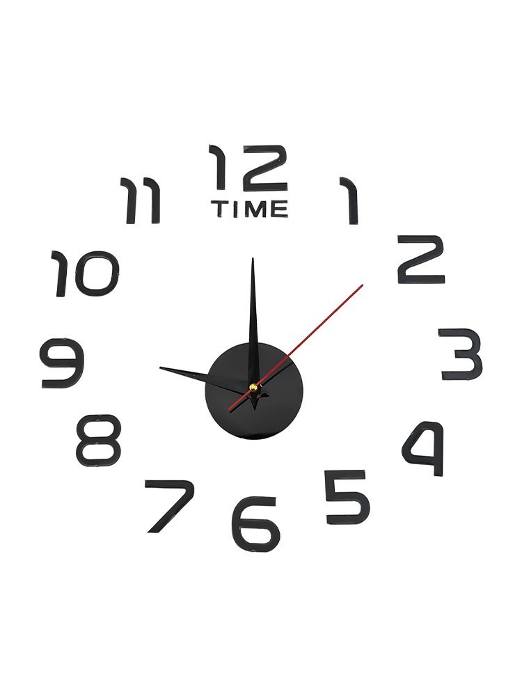 Contemporary Large Mirror Wall Clock for Modern Office and Home Design