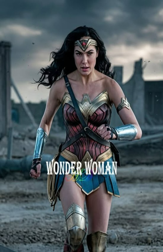 WONDER WOMEN MOVIE Wall Vinyl Decal Poster CANVAS PRINT Removable Adhesive