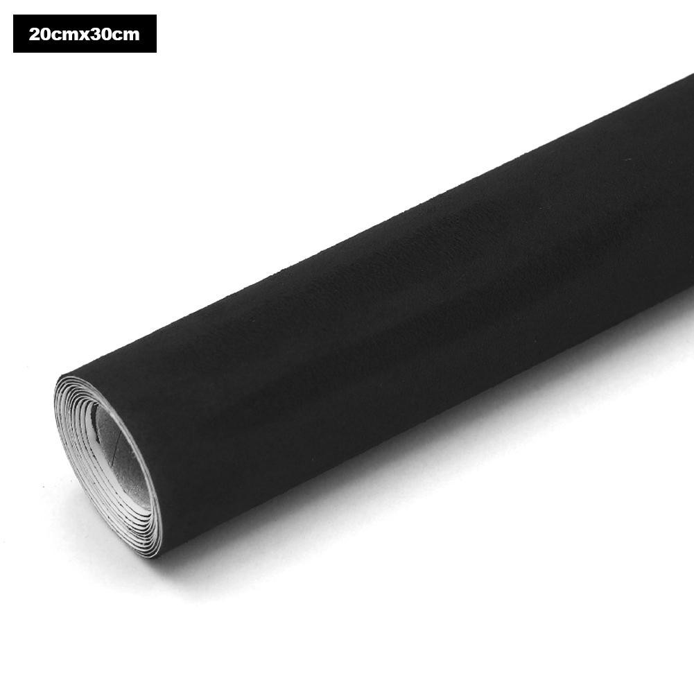 Suede Wrap Velvet Self-Adhesive Fabric Black DIY Film Car Interior Trim 50x150cm