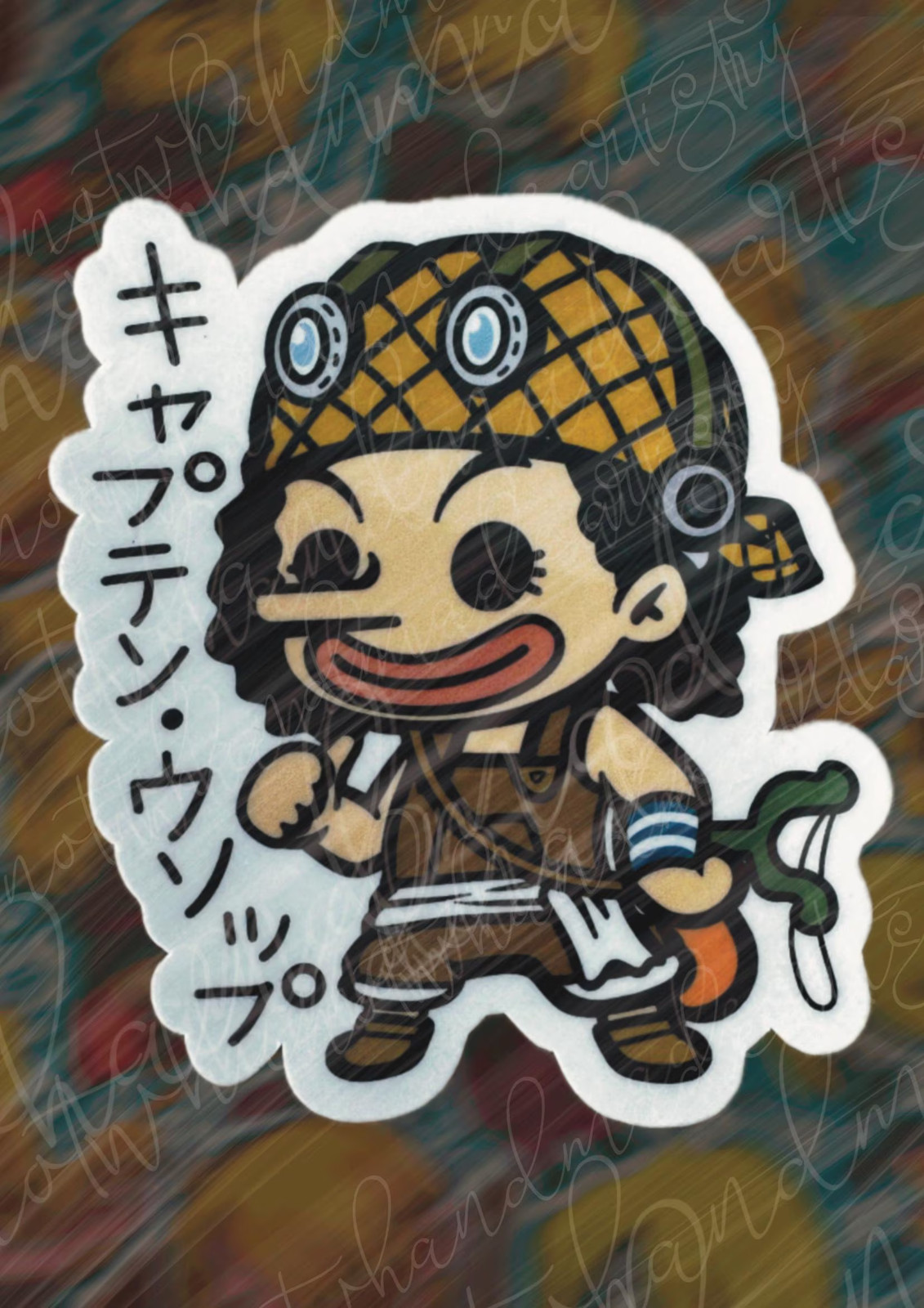 One Piece Usopp Sogeking Weatherproof Stickers
