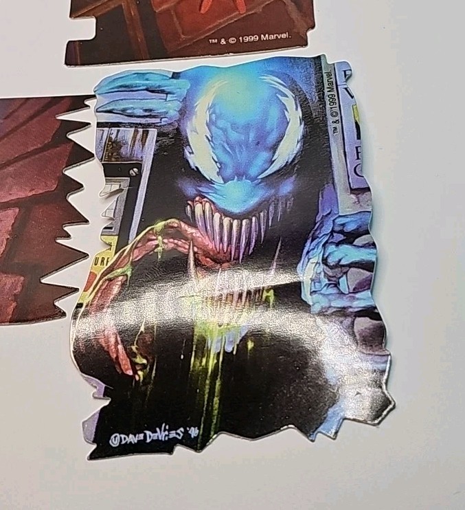 Lot Of 9 1999 Marvel Comics Die Cut Stickers 3×4" Vending Machine A&A Global New