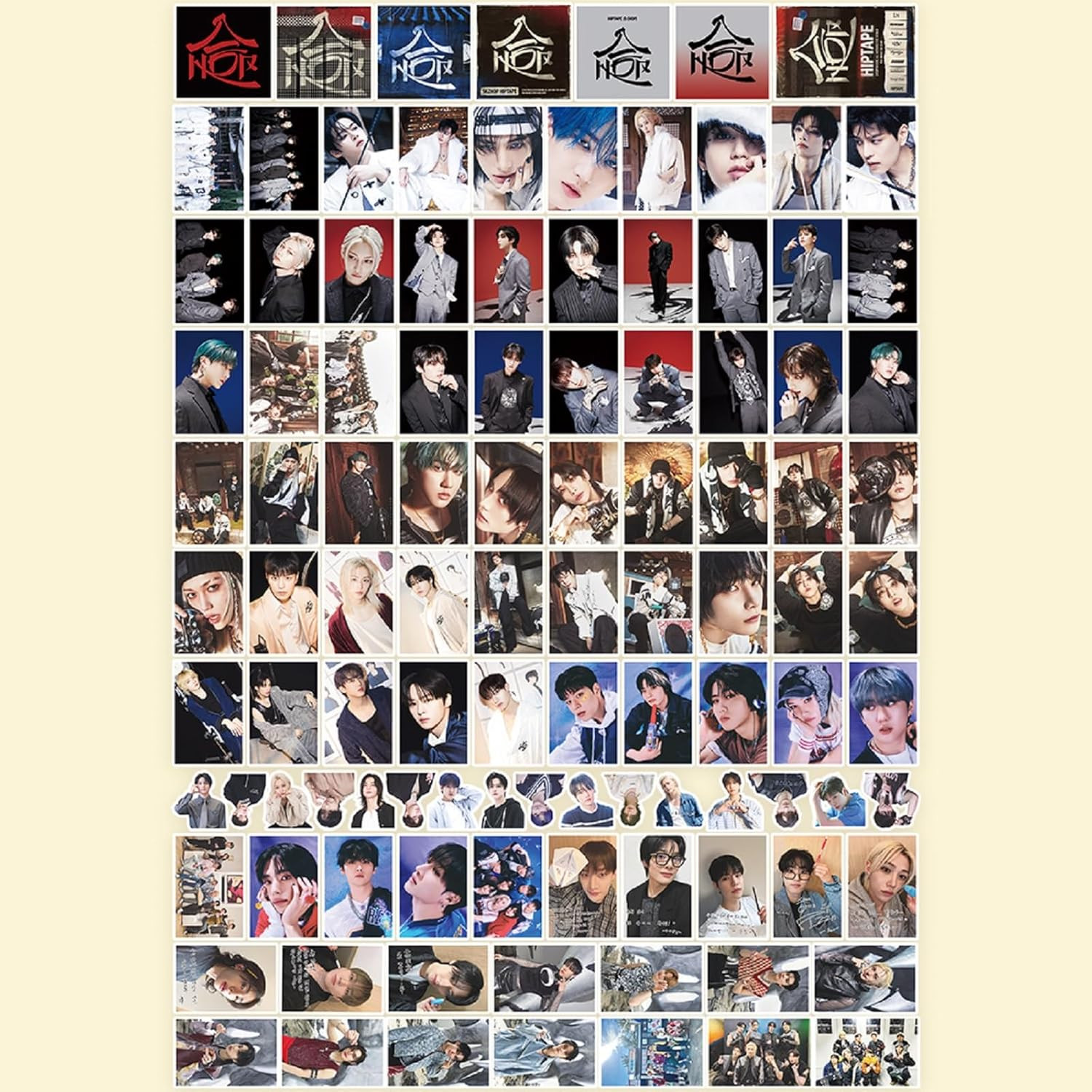 300PCS Stray-Kids Stickers Set,Cute Sticker for Door,Car,Skateboard,Cellphone,Gi
