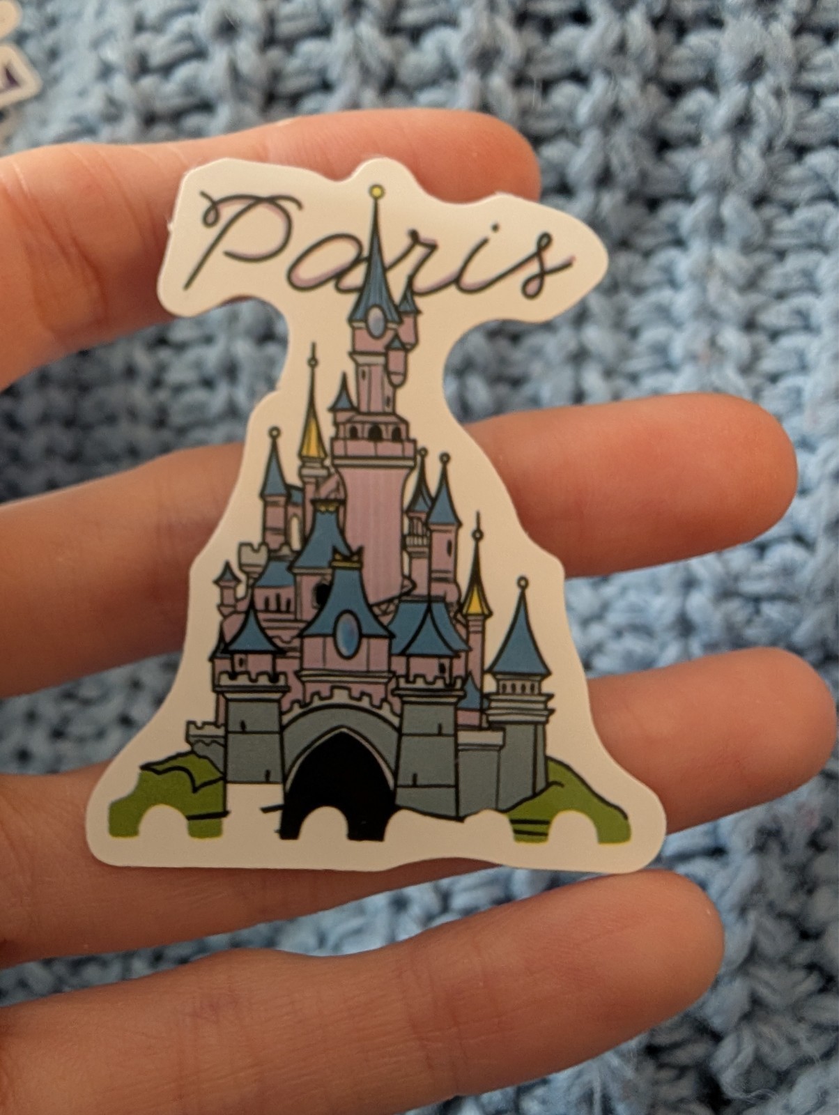 Disney parks, Disneyland, Disneyworld, Castle, Cinderella, Vinyl Sticker, Paris