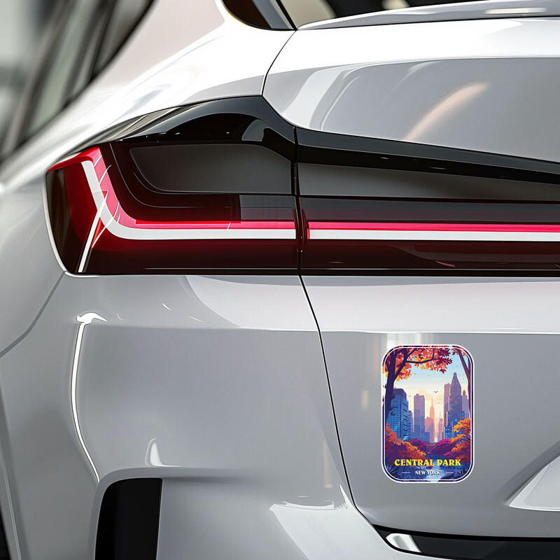 New York Central Park Car Bumper Sticker Vinyl Decal