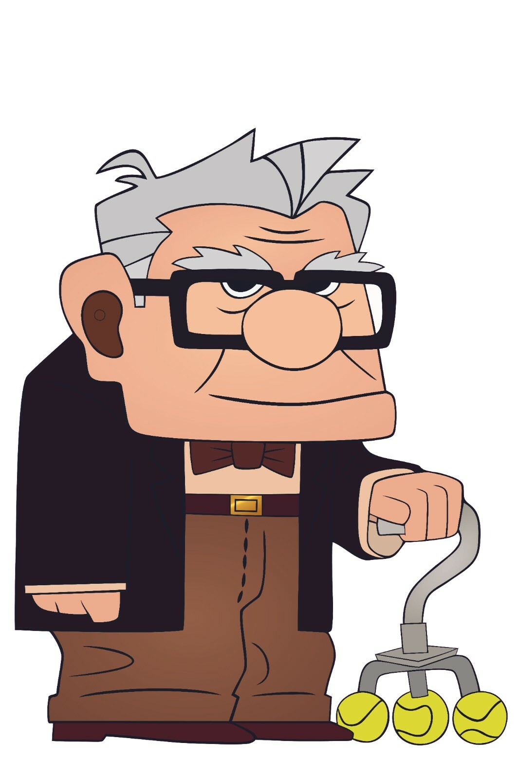 Carl Fredricksen Decor Up Movie Character Design Home Art Vinyl Wall Decal 20×24