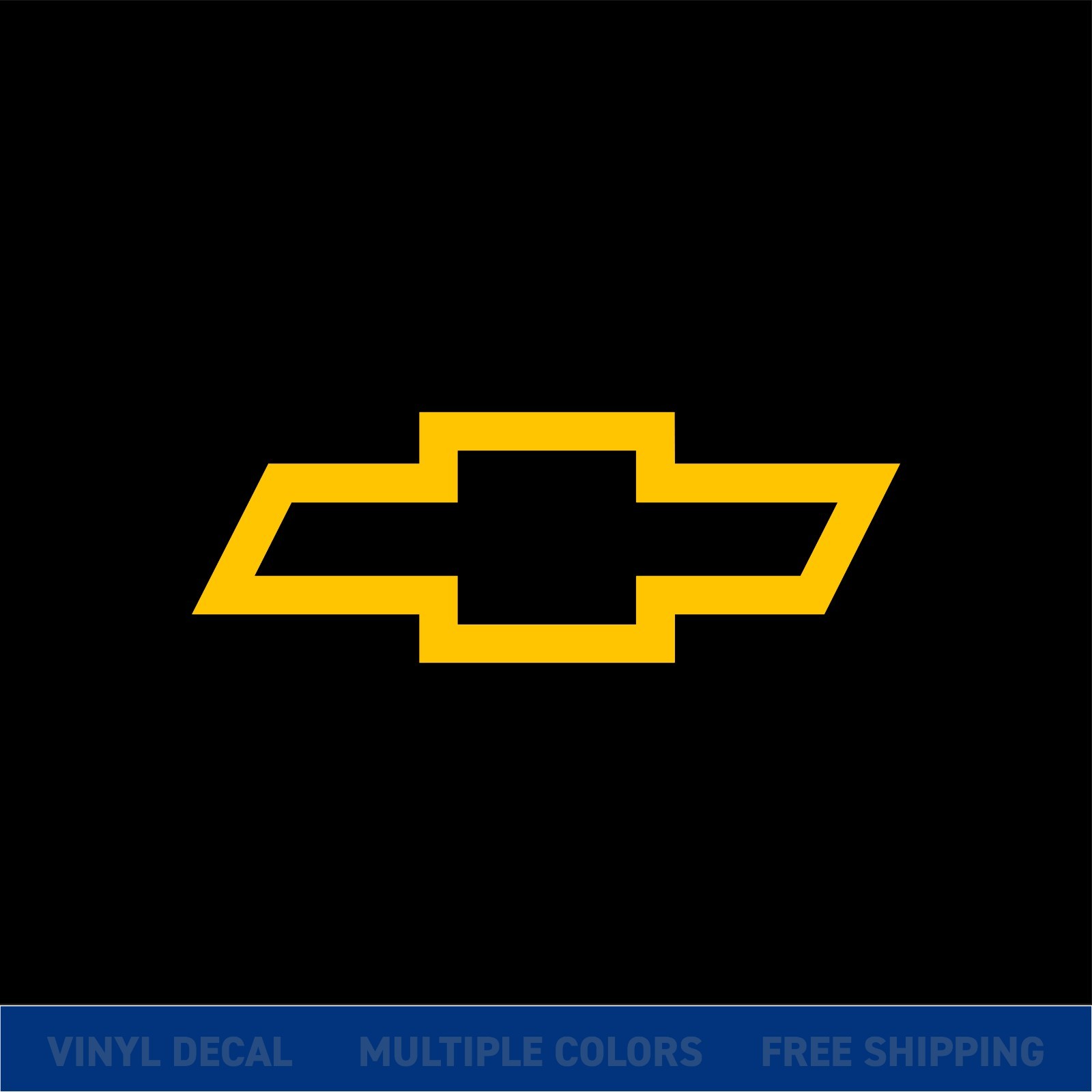 Chevy Bowtie Logo Vinyl Decal Sticker | Chevrolet Truck Car Window Graphic