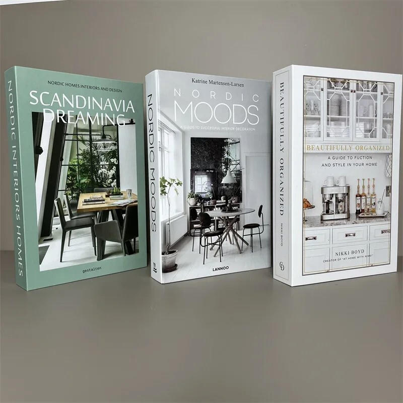 3 Pcs/ Set Of Luxury Decorative Fake Book For Decorations, Multiple Applications