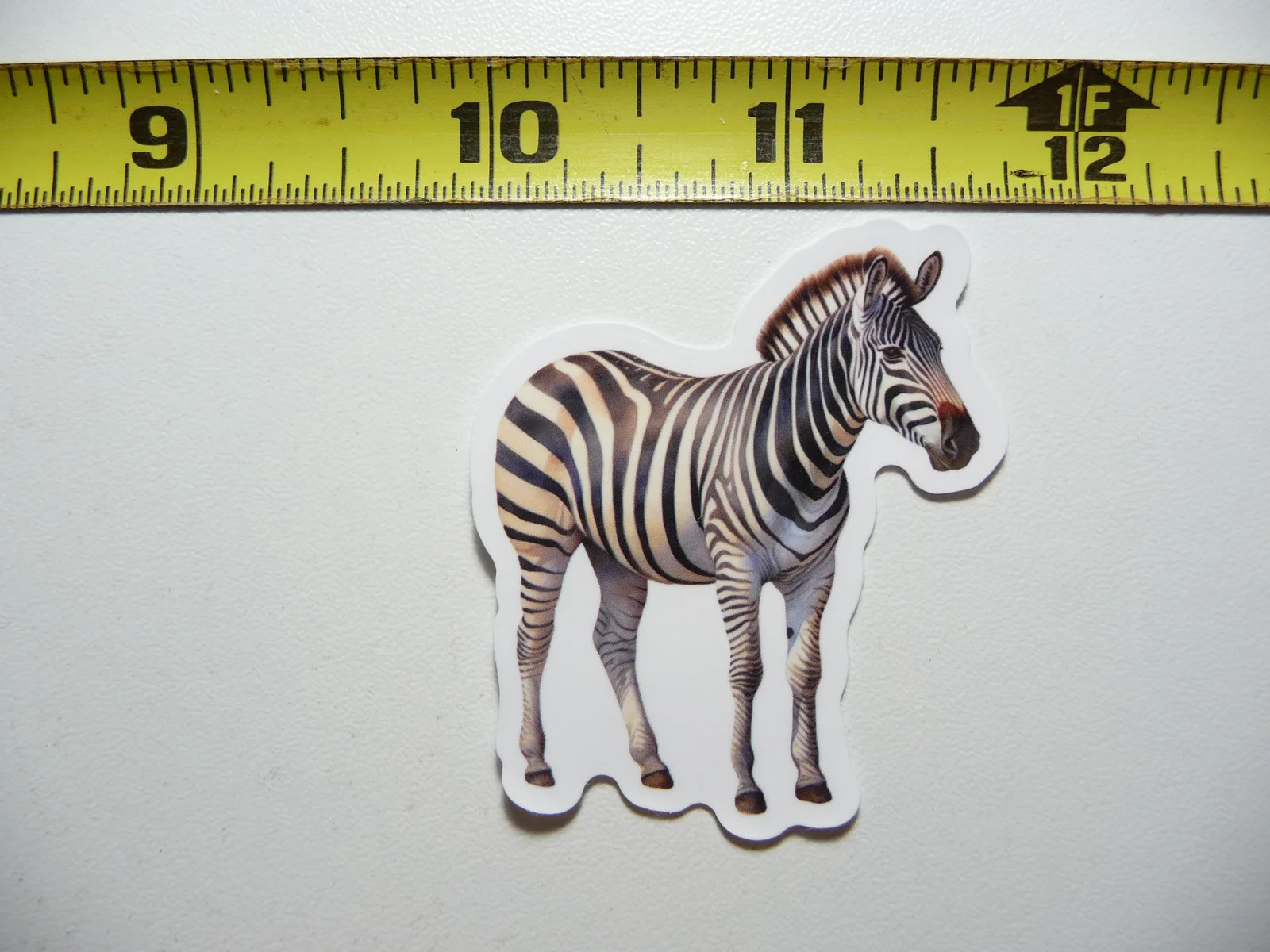 ZEBRA FACING RIGHT SMALL STICKER DECAL WILDLIFE PRESERVE NATURE ANIMAL