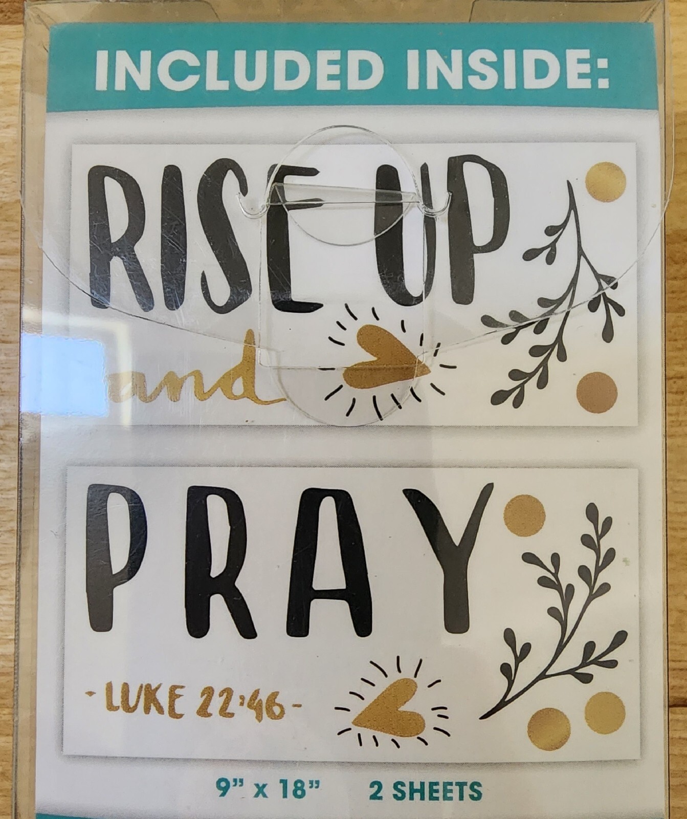 Home*Inspirational Quotes*Wall Decal*Vinyl Sticker*Art Decor*RISE UP AND PRAY