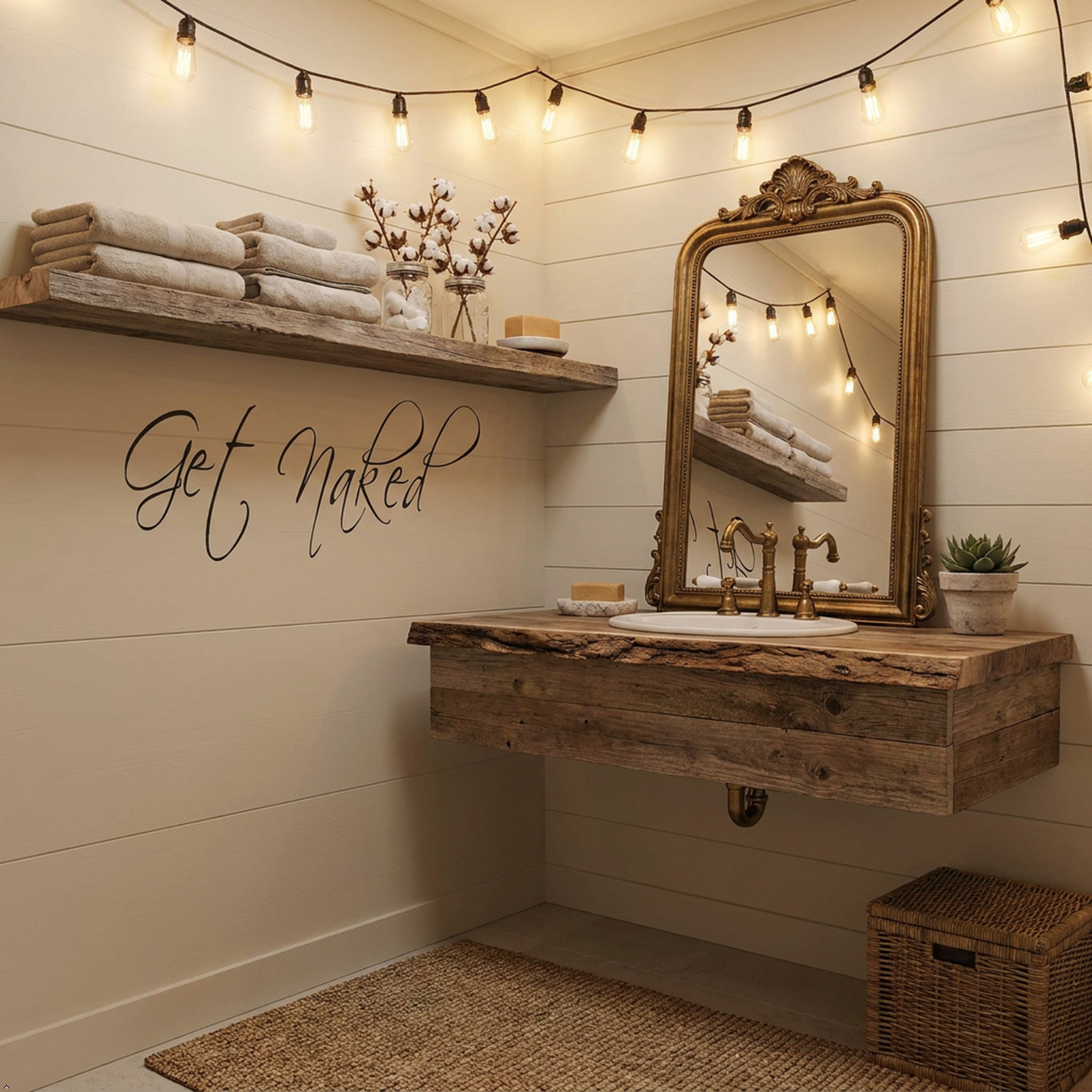 Get Naked Wall Decal Vinyl Bathroom Wall Art Sticker Wall Decals Home Art Decor