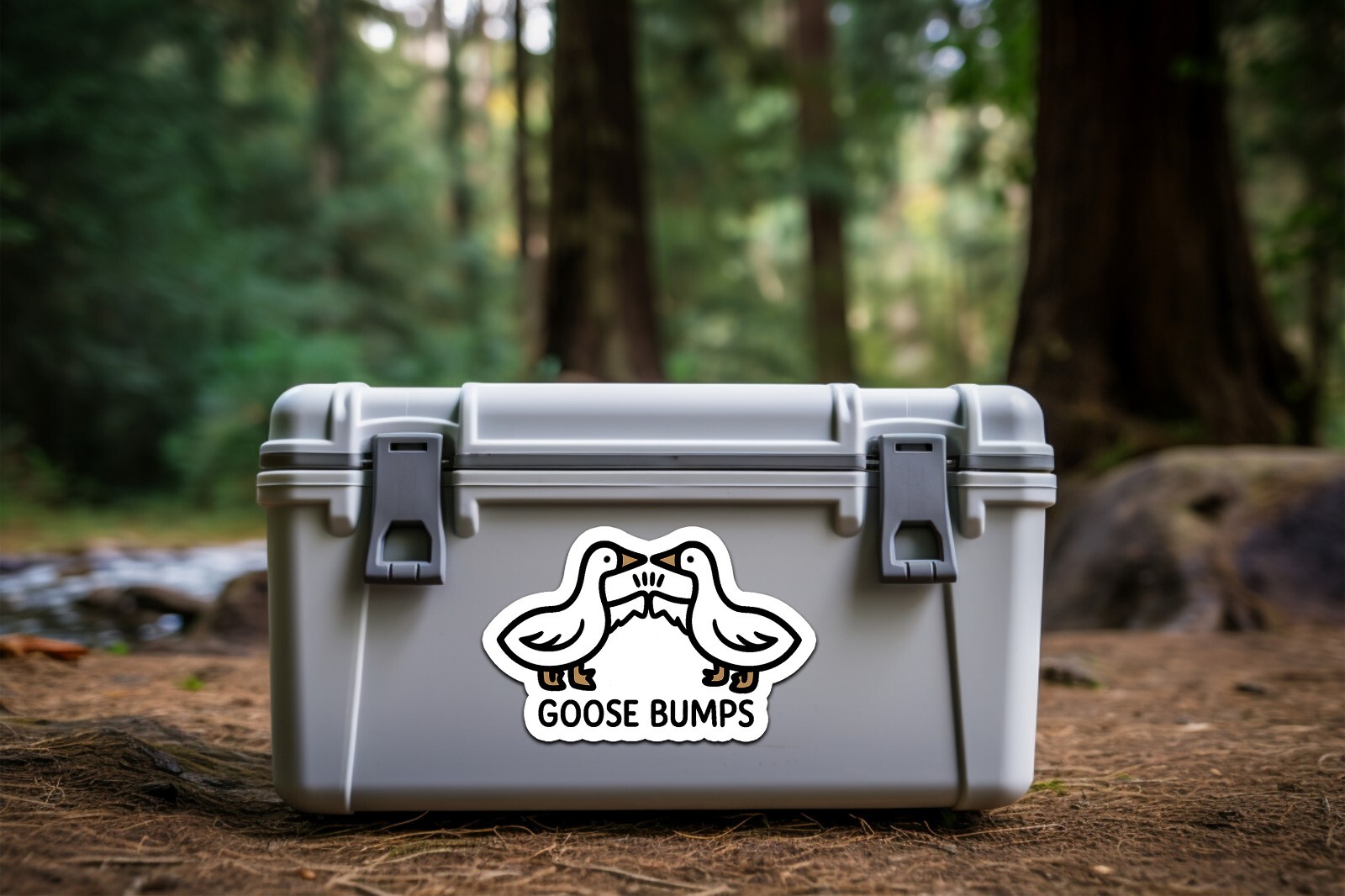 Goose Bumps Sticker, Funny Sticker, Goose Sticker, Funny Meme Decal For Water Bo