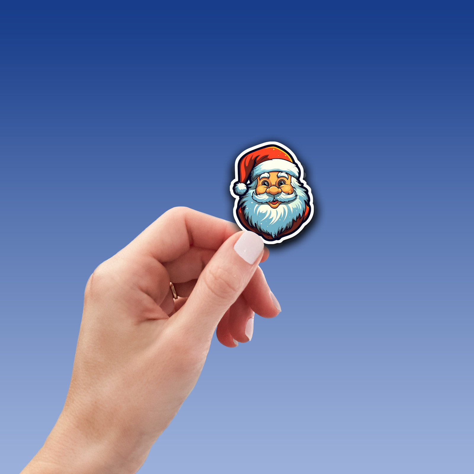 Santa Claus Vinyl Sticker – Bring the Magic of Christmas Anywhere